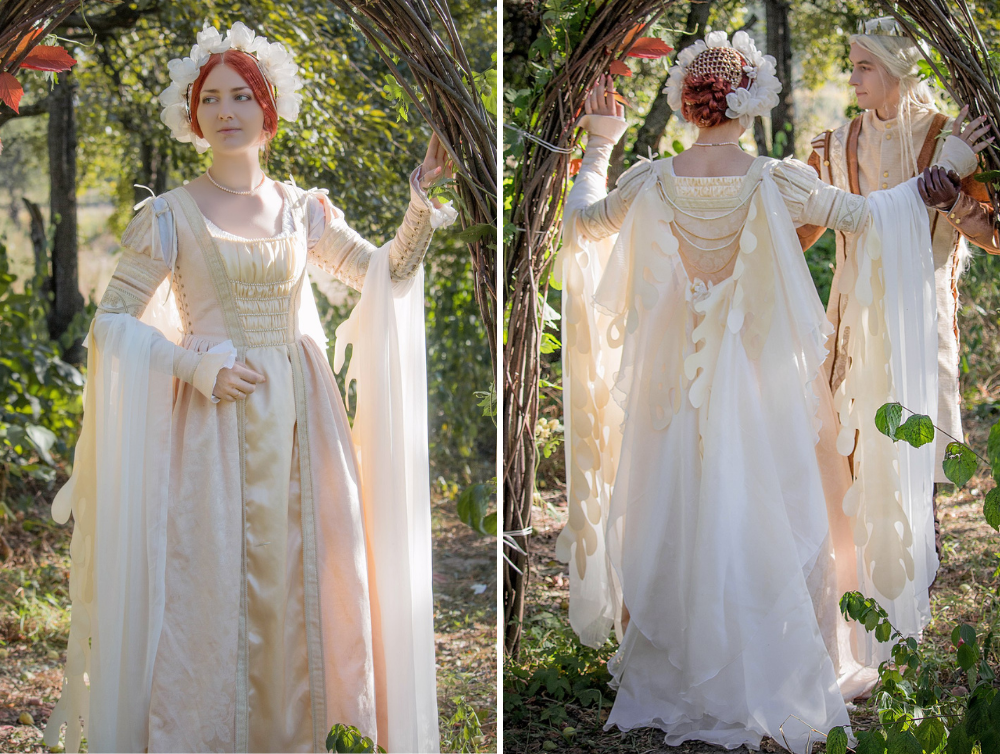 renaissance wedding dress